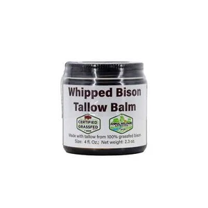 Whipped Bison Tallow Balm | 4 oz | Straight Arrow Bison - Picture 1 of 5