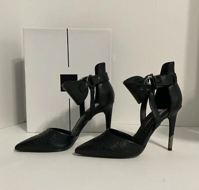 Cuero de piel de serpiente Dolce Vita. Negro. Talla 7 Foto 1 de 4