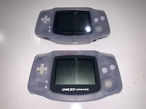 Nintendo GameBoy Advance GBA Glacier Handheld (New Glass Lens) System Console #5 - Picture 1 of 22