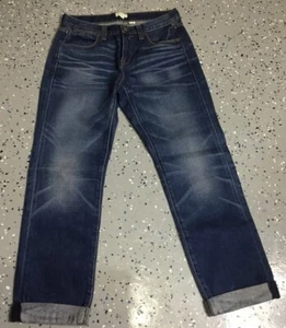 Damen J. Crew Factory Field Wash gerades Bein Boyfriend Jeans 5 Taschen Gr. 25 8 - Bild 1 von 4