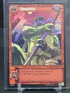 TMNT Unleashed TCG 1° Edizione Donatello Red Foil - Foto 1 di 2