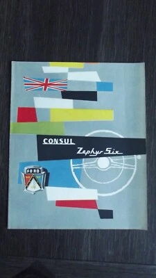 CATALOGUE/BROCHURE FORD CONSUL ZEPHYR SIX - Photo 1/4