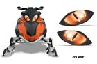 Snowmobile Headlight Eye Graphics Kit Decal Cover For Arctic Cat Firecat ECLPS O