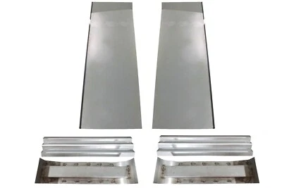 Par de sartenes y soportes de piso delanteros para 1971-1980 International Scout II Foto 1 de 3