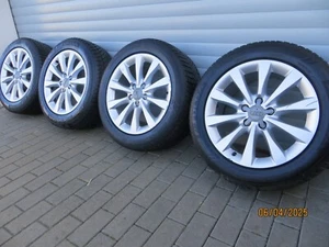 Original Audi A6 4G 17 Zoll Winterräder 4G0601025BH 225/55R17 Winterreifen 7 mm - Bild 1 von 18