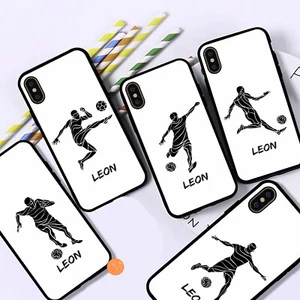 Funda de teléfono personalizada con impresión de nombre para niños para iPhone 14 13 12 11 8 7 5 MAX XR X 08 - Imagen 1 de 9