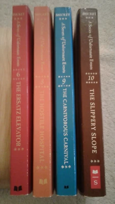 A Series of Unfortunate Events Books  #6 and #8-10  Paperback Lemoney Snickets - Image 1 of 4