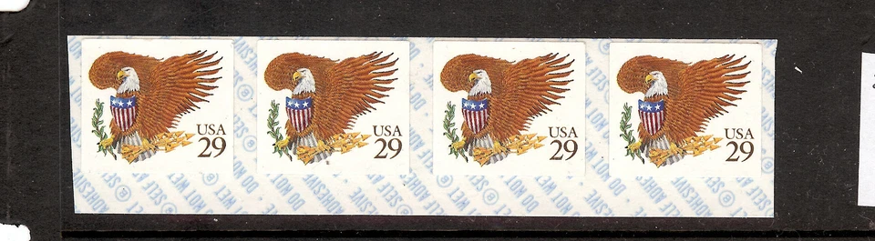 Scott #2595 Brown eagle From the booklet MNH 4 stamps - Image 1 of 1