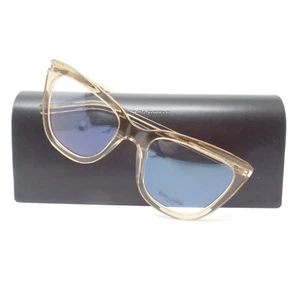 Saint Laurent SL 548 Slim 003 55mm Crystal Brown New Eyeglasses Frames Authentic - Picture 1 of 5