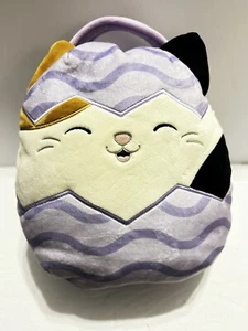 Squishmallows 2024 Easter Basket 12" Cam The Cat "Egg" Animal Plush Doll Toy - Picture 1 of 4