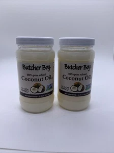 Butcher Boy 100% Refined Coconut Oil 7.25 Oz Lot Of 2  - Picture 1 of 3