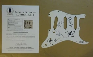SNOW PATROL Autographed Pick Guard Signed By 5 - Lightbody, Quinn ++ BECKETT LOA - Picture 1 of 11