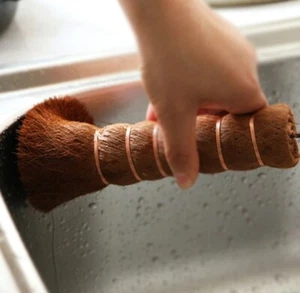 multifunctional whisk brush sturdy hand brush for home car use brown mini broom - Picture 1 of 9