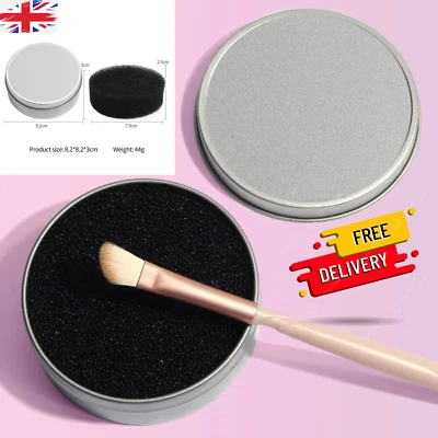 Estuche de limpieza 1 pieza limpiador de brochas de maquillaje esponja sombra de ojos eliminación de color Foto 1 de 4