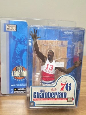 Vintage McFarlane NBA Legends Wilt Chamberlain Philadelphia 76ers Figure 2005 - Image 1 of 4