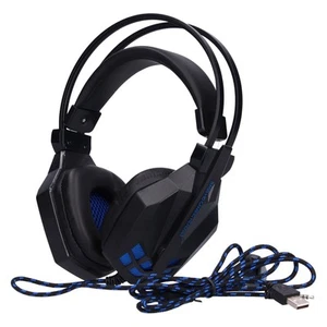 Gaming Headset Illuminated Gaming Headset With Noise Cancelling Mic For FY - Afbeelding 1 van 22