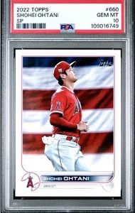 2022 Topps Shohei Ohtani 660 Image Variation SP PSA 10!!! Dodgers - Picture 1 of 2