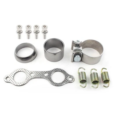 Exhaust Muffler Springs Kit Gasket Bolt For Polaris RZR S 800 EFI INTL 2013-2014 - Image 1 of 4