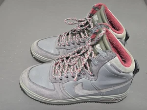 Nike Air Force 1 Talla 8 Bota Militar Alta Senderismo Hombres Gris Fresco 537889-001 2012 - Imagen 1 de 23