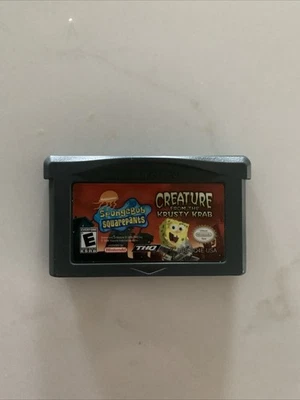 Nintendo GBA SpongeBob: Creature from the Krusty Krab 2006; Tested & Works; Cart - Image 1 of 4