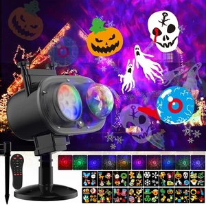Halloween Dekoration Projektor Lichter, Outdoor Weihnachten Urlaub Projektor wi... - Bild 1 von 8