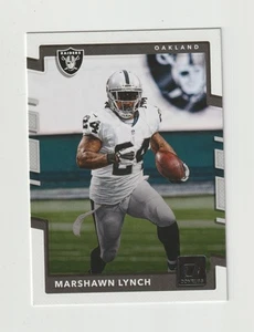 Marshawn Lynch Oakland Raiders 2017 Panini Donruss Football Card #241 - Picture 1 of 3