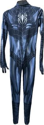Disfraz de héroe araña negro - Traje de cuerpo completo estilo veneno para adultos o niños Foto 1 de 2
