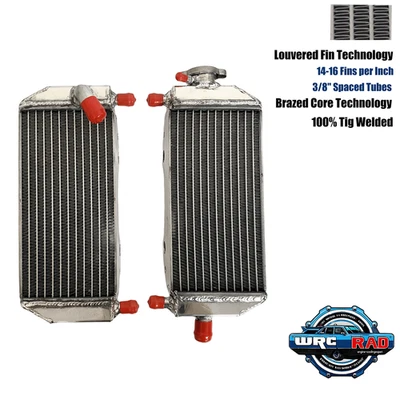 For Suzuki RM 250 2001-2008 Radiator All Aluminum Made Both Right＆Left - image 1 of 4