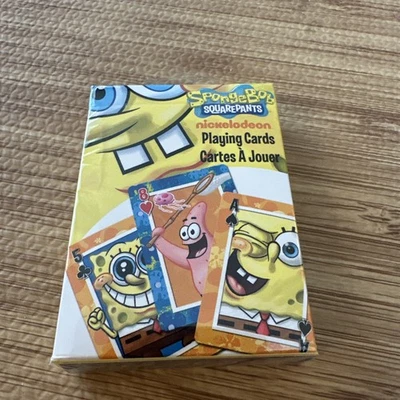 Nickelodeon SpongeBob Squarepants Playing Cards USPCC Bicycle Deck 2010 USA - Image 1 of 4