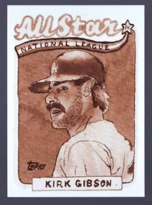 Kirk Gibson /50 Sepia Filter 2025 Topps Shoebox Treasures #74 ~ Dodgers ⚾ - Picture 1 of 2