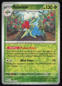Roserade Uncommon SV05: Temporal Forces 009/162 NM - Picture 1 of 2