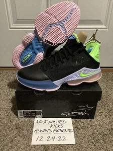DS 2022 Nike LeBron 19 Low Ghost Green Uomo Taglia 11 - Foto 1 di 10
