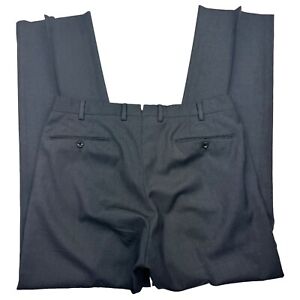 Incotex Dress Pants Mens 34 X 33 Gray Super 100s Wool Comfort Slacks Trouser