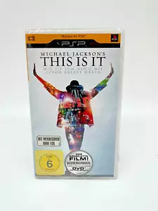 Michael Jacksons This Is It UMD Universal Media PAL Sony PSP PlayStation NEU - Zdjęcie 1 z 4