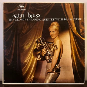 GEORGE SHEARING - Satin Brass (1960) - 12" Vinyl Record LP - VG - Picture 1 of 3