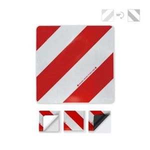 423 x 423 mm Niemiecka tablica ostrzegawcza o nadmiernej długości Nadszerokość odblaskowa - Zdjęcie 1 z 8