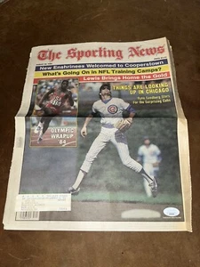 Ryne Sandberg Signed Auto Autographed Sporting News August 1984 CUBS JSA Paper - Picture 1 of 7