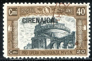 Colonie Italiane Cirenaica 1927 Milizia I n. 38 - usato (m2527) - Picture 1 of 1