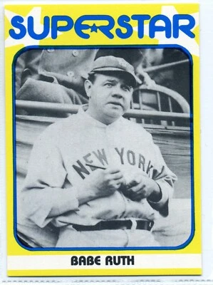 1980 TCMA Superstar #41 George Herman Babe Ruth - Image 1 of 2