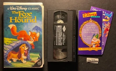 Disney's The Fox and the Hound Classic Edition Black Diamond VHS- Ex !! - Image 1 of 4