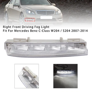 LED Daytime Running Right Fog Lights For Mercedes Benz W204 S204 W212 2007-14 QZ - Picture 1 of 12