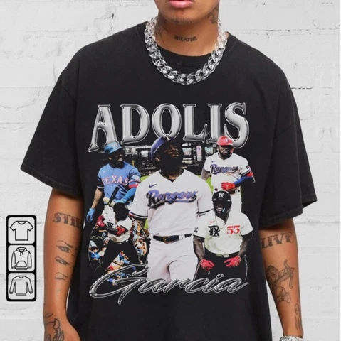ADOLIS GARCIA TEXAS RANGERS BASEBALL PLAYER VINTAGE T-SHIRT S-3XL Cover