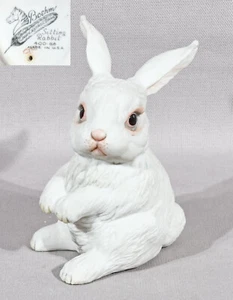 Boehm #400-86 Sitting Rabbit 4 3/4" Tall - Picture 1 of 7