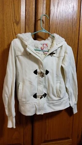 OP Youth Small 3/5 Warm Zip And Hook  Front Jacket , Fleese And Long Sleeves - Picture 1 of 4