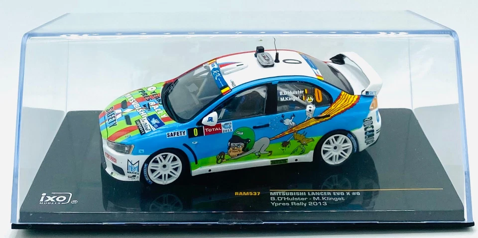 EBOND Mitsubishi Lancer Evo X #0 - Rally Ypres 2013 B.D'Hulster - 1:43 - 0355 - Immagine 1 di 1