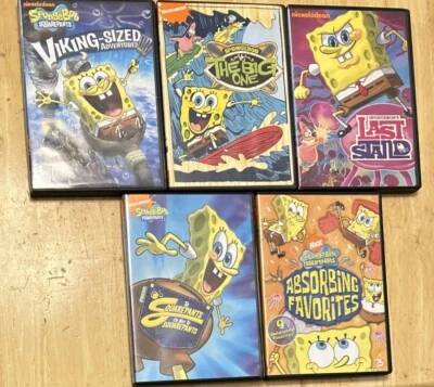 SpongeBob SquarePants DVD Lot 5 - Last Stand, Viking-Sized Adventure, Etc - Image 1 of 4