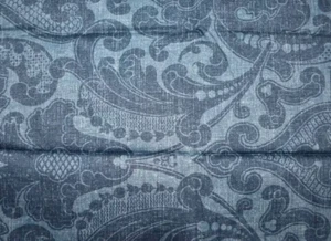 NUOVO Ralph Lauren LOS CABOS BATIK BLU 100% tessuto raso di cotone RESTI pezzi - Foto 1 di 2