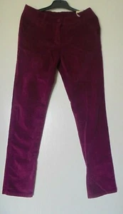 PRIMIGI PANTALON VELOURS STRETCH POUR FILLE TAILLE 10 ANS COLORIS BORDEAUX - Picture 1 of 10