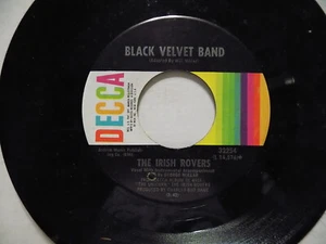 IRISCHE ROVER schwarzes Samtband/DAS EINHORN Decca 45 ungespielt? - Bild 1 von 2