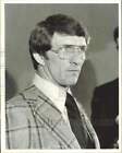1979 Press Photo New York Giants Coach Ray Perkins at Press Conference